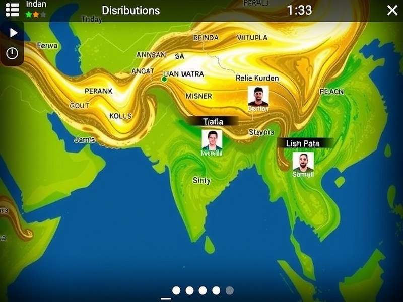 India Dribble Elite Player Distribution Map